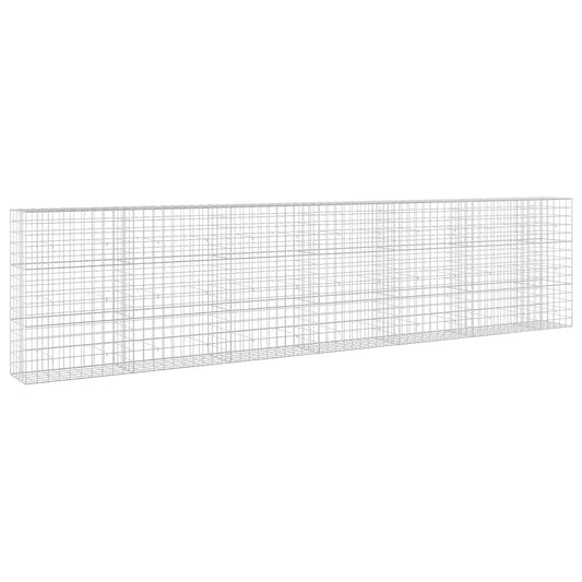 vidaXL Gabion with 3.5 mm Wire and 10x10 cm Mesh 650x50x150 cm 2