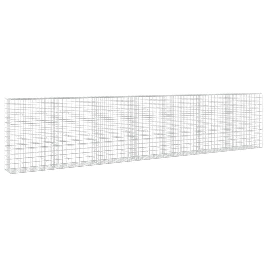 vidaXL Gabion with 3.5 mm Wire and 10x10 cm Mesh 700x50x150 cm 2