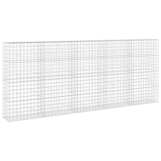 vidaXL Gabion with 3.5 mm Wire and 10x10 cm Mesh 500x50x200 cm 2