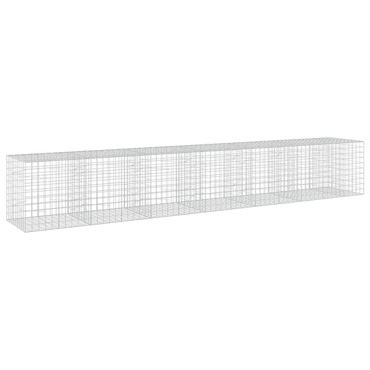 vidaXL Gabion with 3.5 mm Wire and 10x10 cm Mesh 650x100x100 cm 2