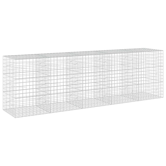 vidaXL Gabion with 3.5 mm Wire and 10x10 cm Mesh 500x100x150 cm 2