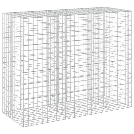 vidaXL Gabion with 3.5 mm Wire and 10x10 cm Mesh 250x100x200 cm 2