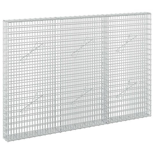 vidaXL Gabion with 5 mm Wire and 5x2.5 cm Mesh 150x10x100 cm 2