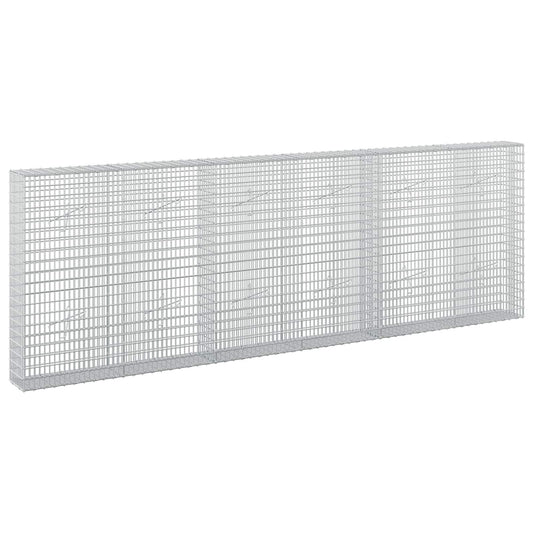 vidaXL Gabion with 5 mm Wire and 5x2.5 cm Mesh 300x20x100 cm 2