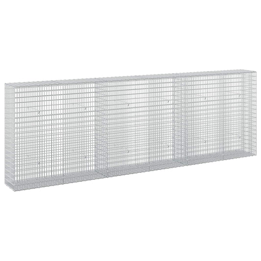 vidaXL Gabion with 5 mm Wire and 5x2.5 cm Mesh 300x30x100 cm 2