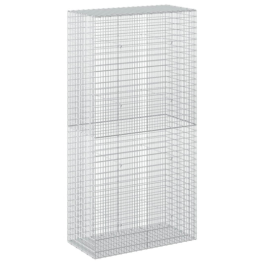 vidaXL Gabion with 5 mm Wire and 5x2.5 cm Mesh 100x50x200 cm 2