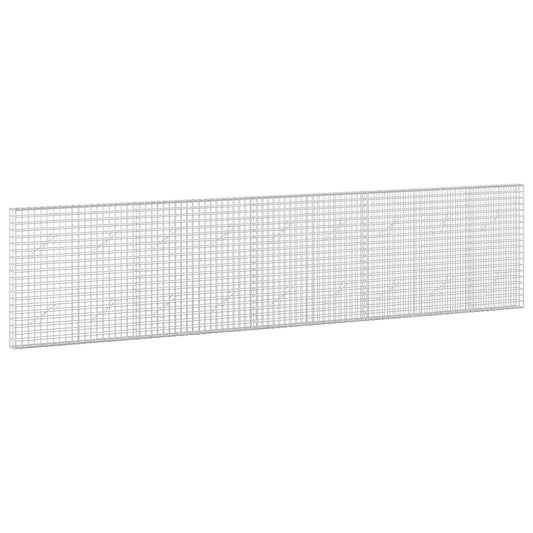 vidaXL Gabion with 5 mm Wire and 5x5 cm Mesh 450x10x100 cm 2