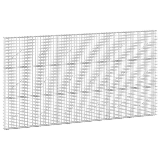 vidaXL Gabion with 5 mm Wire and 5x5 cm Mesh 300x10x150 cm 2
