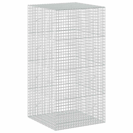 vidaXL Gabion with 5 mm Wire and 5x5 cm Mesh 100x100x200 cm 2