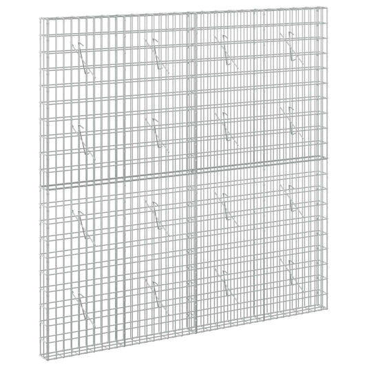 vidaXL Gabion with 5 mm Wire and 5x10 cm Mesh 200x10x200 cm 2