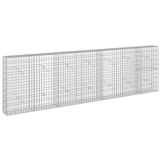 vidaXL Gabion with 5 mm Wire and 5x10 cm Mesh 350x20x100 cm 2