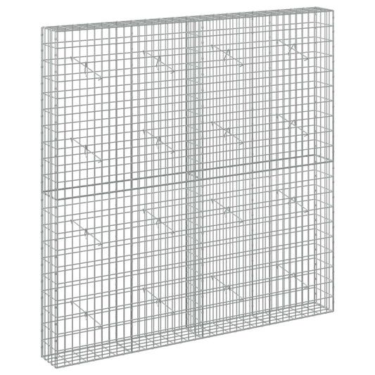 vidaXL Gabion with 5 mm Wire and 5x10 cm Mesh 200x20x200 cm 2