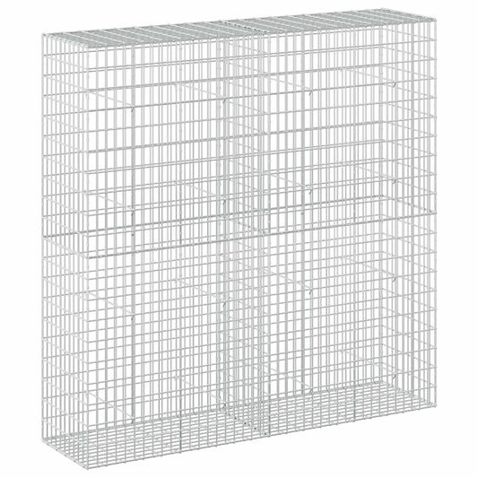 vidaXL Gabion with 5 mm Wire and 5x10 cm Mesh 200x50x200 cm 2