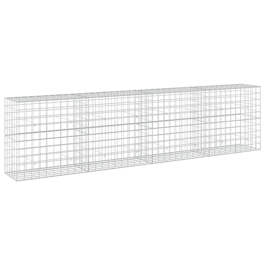 vidaXL Gabion with 5 mm Wire and 10x10 cm Mesh 400x50x100 cm 2