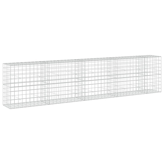 vidaXL Gabion with 5 mm Wire and 10x10 cm Mesh 450x50x100 cm 2