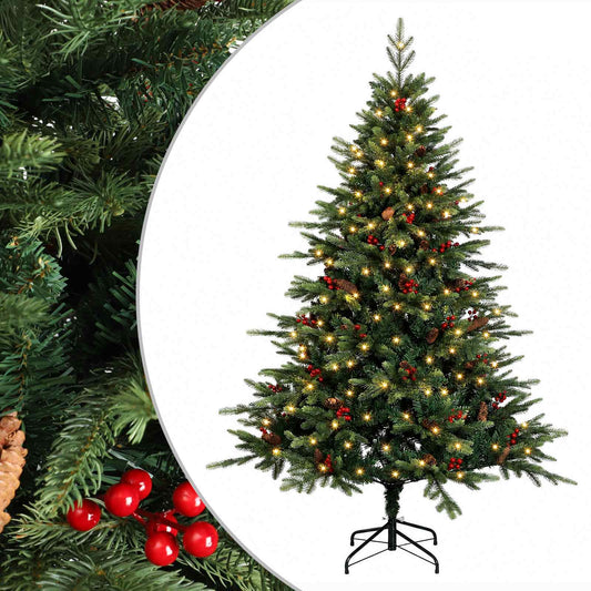 Artificial Christmas Tree Bauble LEDs Green