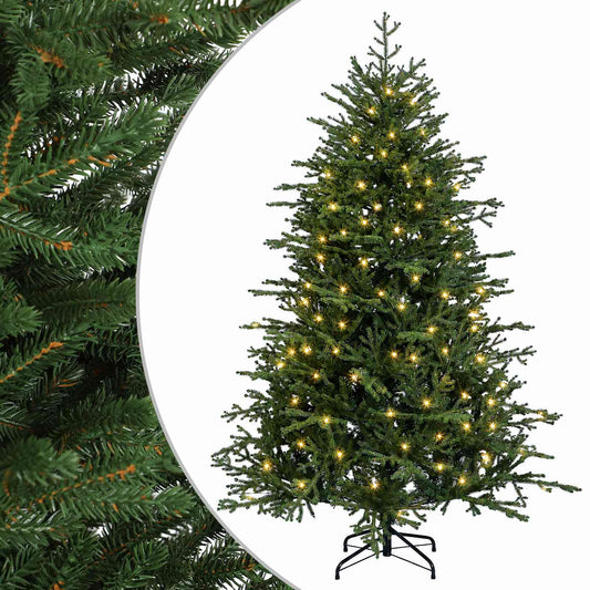 Artificial Christmas Tree with Bauble 300 LEDs 240 cm with LEDs