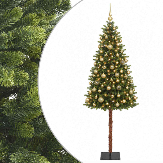 vidaXL Artificial Christmas Tree with Bauble 180 cm 300 LEDs 2