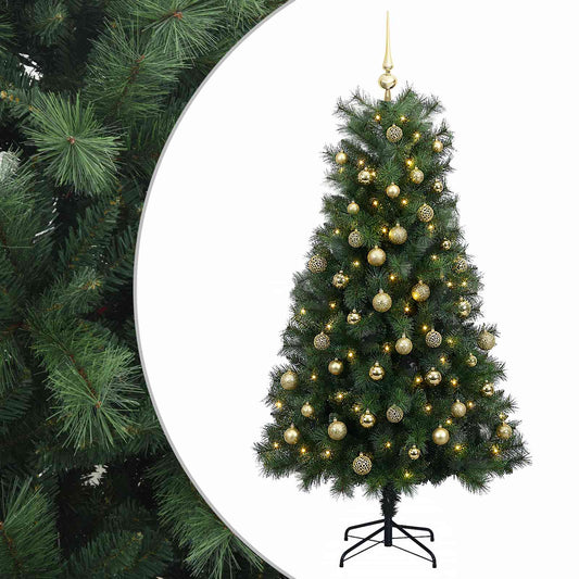 Artificial Hinged Christmas Tree Baubles LEDs