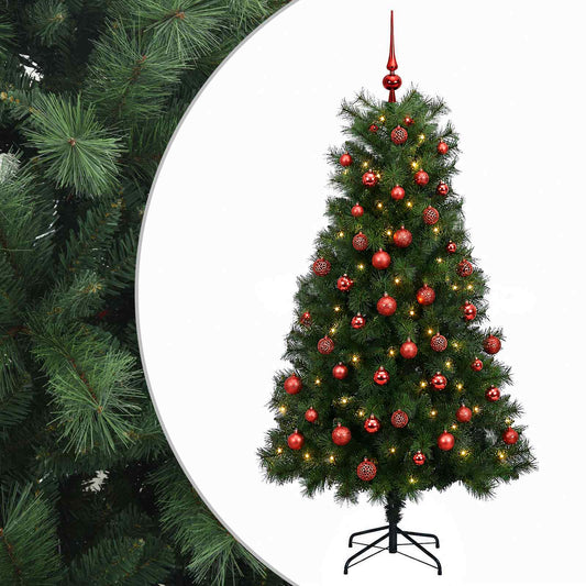 Artificial Hinged Christmas Tree Baubles LEDs