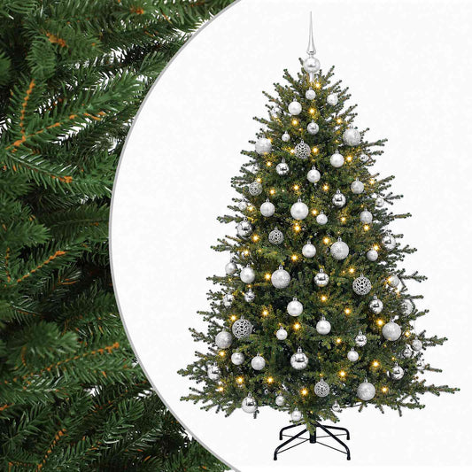 vidaXL Artificial Christmas Tree with Bauble 180 cm 300 LEDs 2