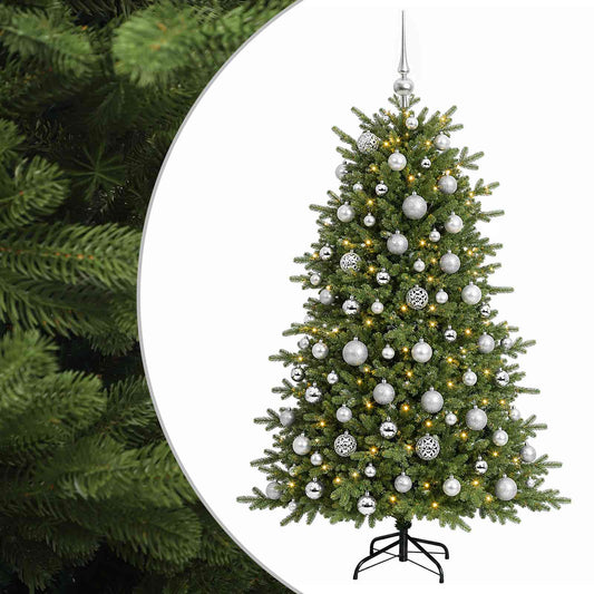 vidaXL Artificial Christmas Tree with Bauble 240 cm 300 LEDs 2