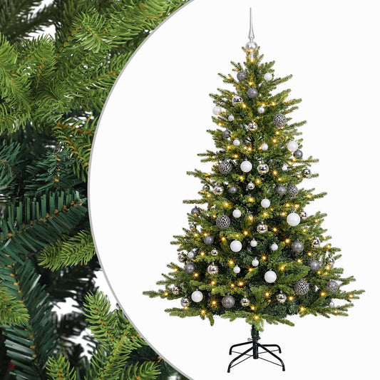 vidaXL Artificial Christmas Tree with Bauble 240 cm 300 LEDs 2