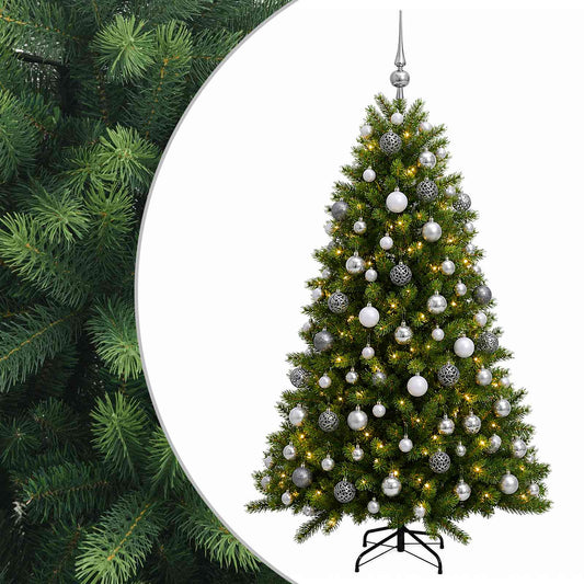 vidaXL Artificial Christmas Tree with Bauble 210 cm 300 LEDs 2