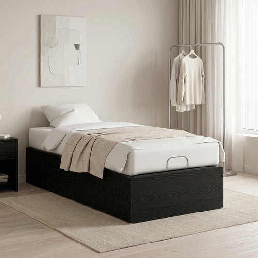 Bed Surround for Adjustable Bed Base 70 x 200 cm Black oak