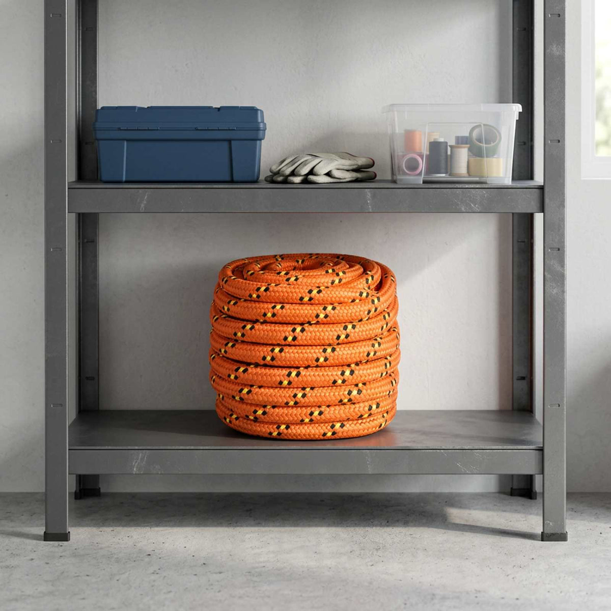 Multipurpose Utility Rope PP Length 100 m Orange 20 mm
