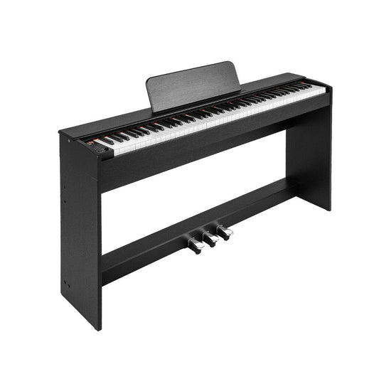 88-Key Hammer Action Weighted Keyboard Upright Digital Piano for Beginners-Black