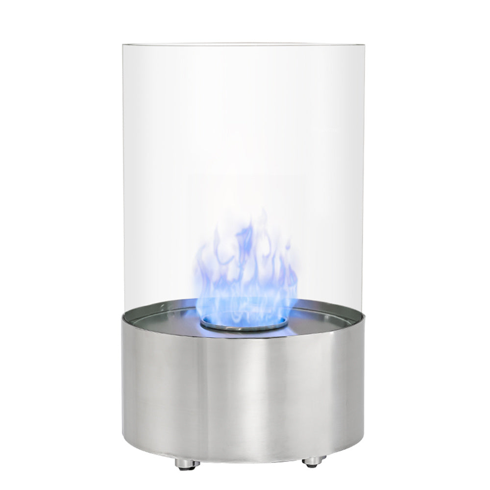 Round Ventless Bio-Ethanol Tabletop Fireplace