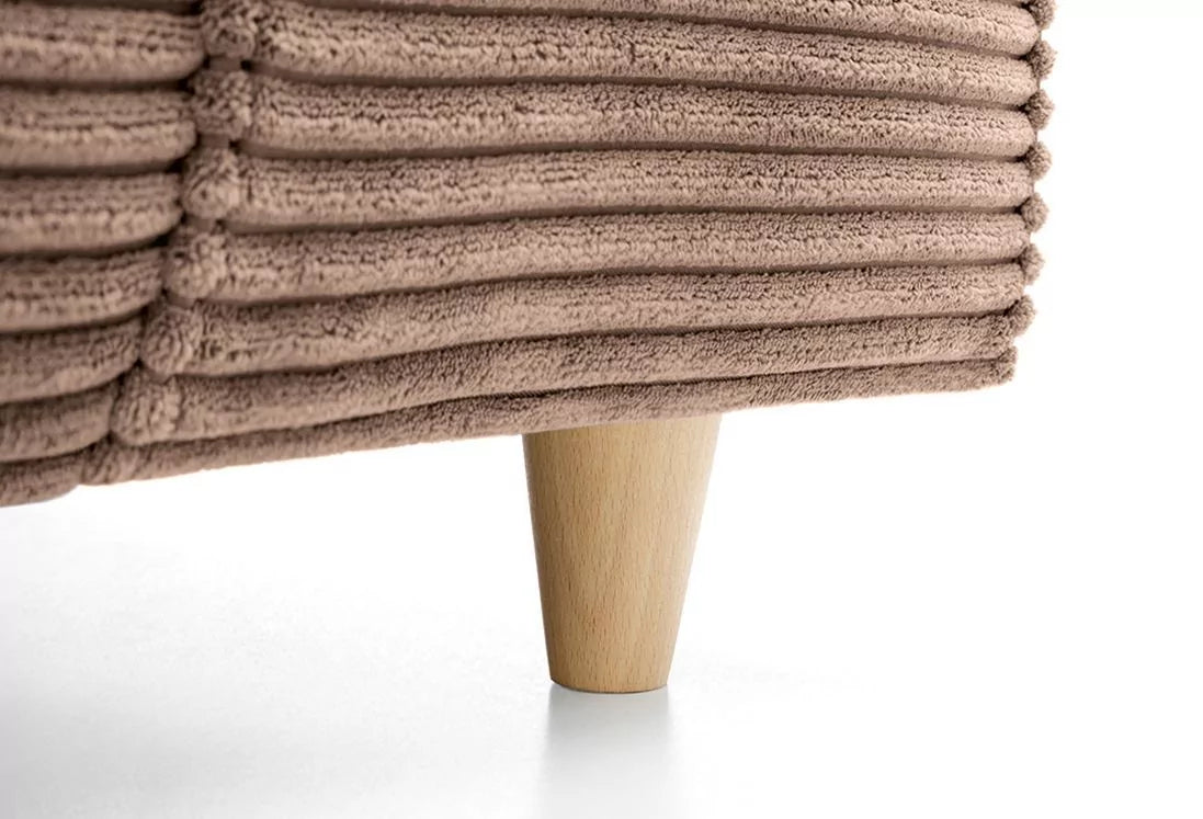 Sofa Jill Jumbo 3-osobowa - brązowa