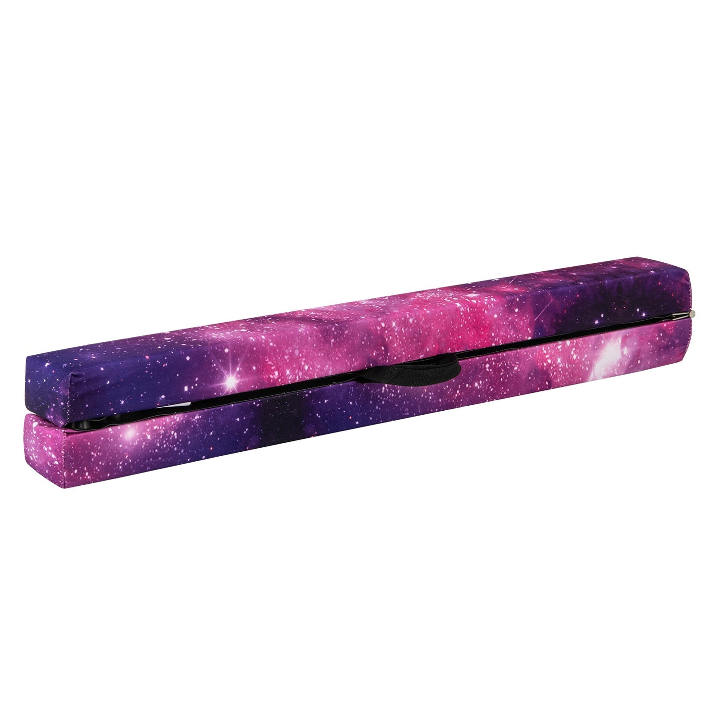 8 FT Folding Gymnastic Beam with Anti-slip Base for Toddler-Pink & Purple