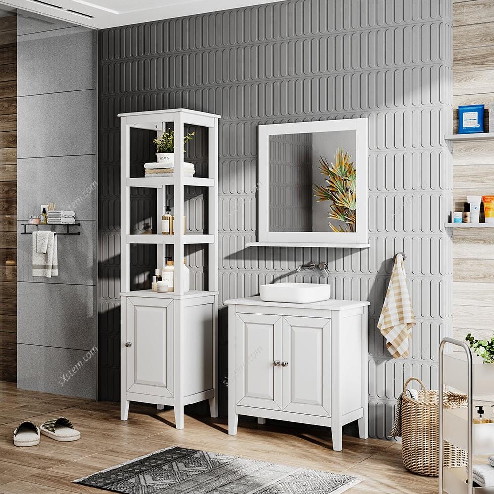 Freestanding Over-the-Toilet Storage Cabinet