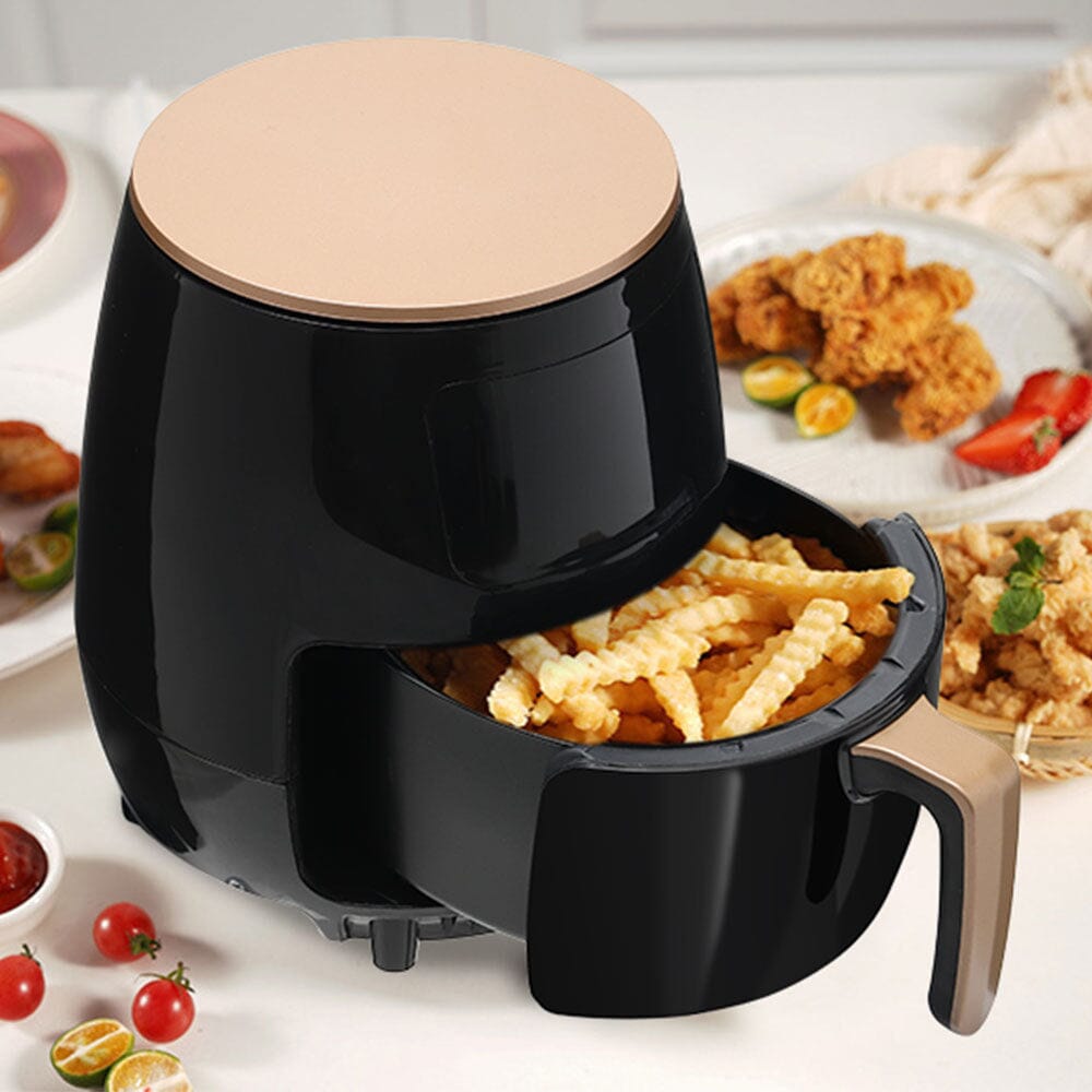 4 Litre Air Fryer with Non-stick Basket and Digital Screen Control
