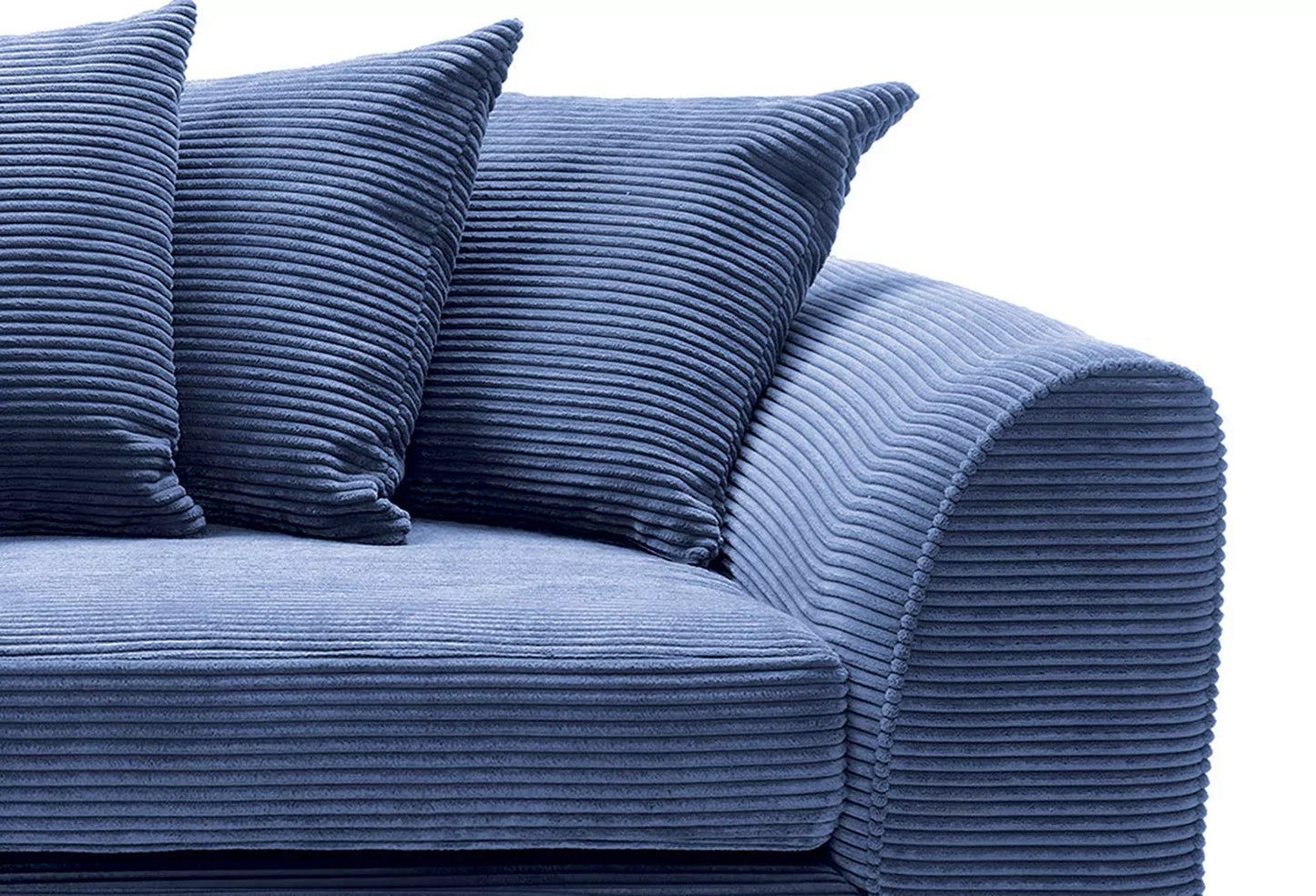 Sofa Jill Jumbo 3-osobowa - niebieska