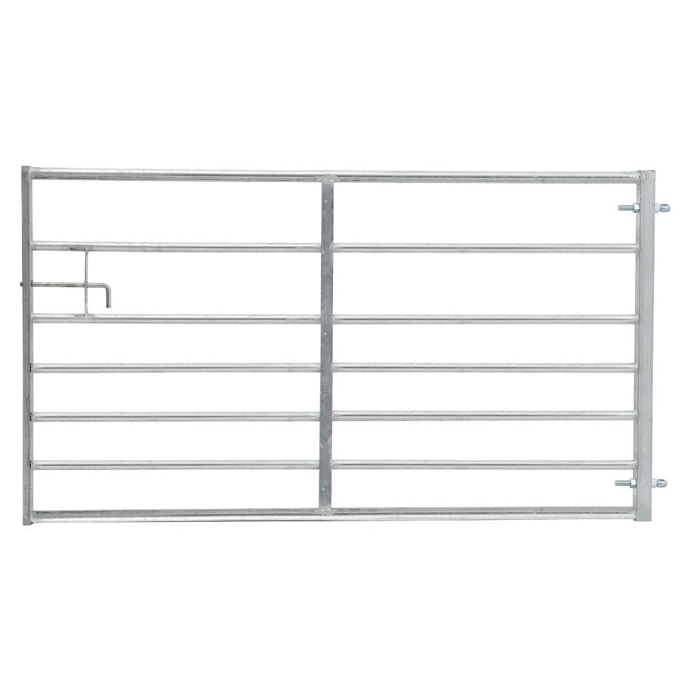 4-12FT Durable Galvanized Metal Field Gate