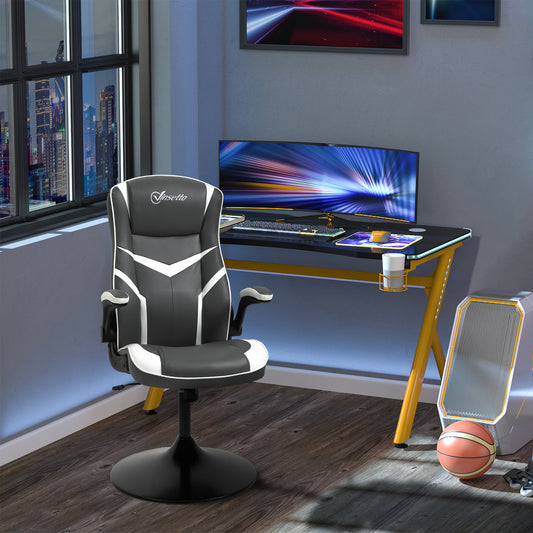 Vinsetto Gaming Chair in Grey, image 2