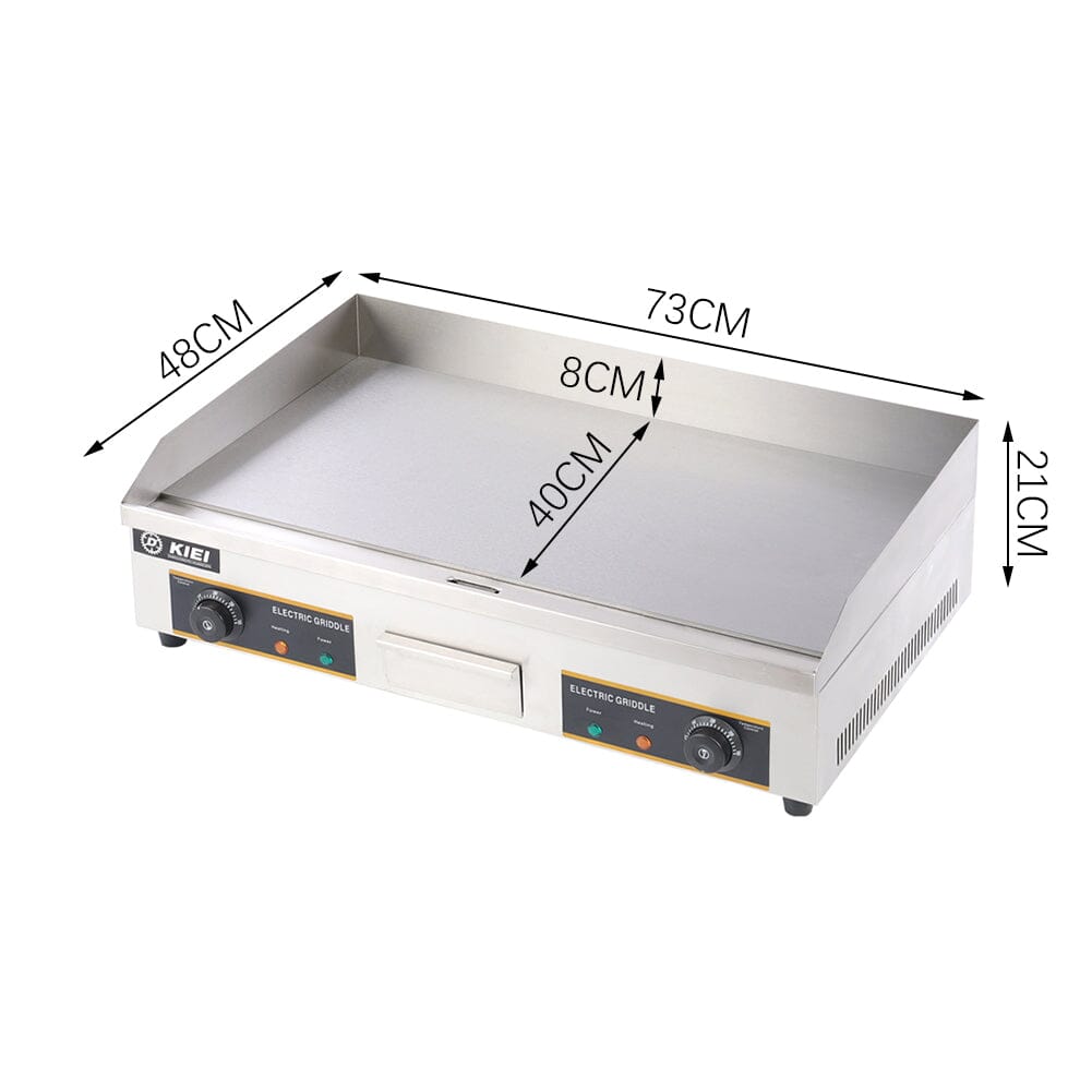 73cm W Stainless Steel Electric Griddle Need to Connect Air Circuit-Breaker