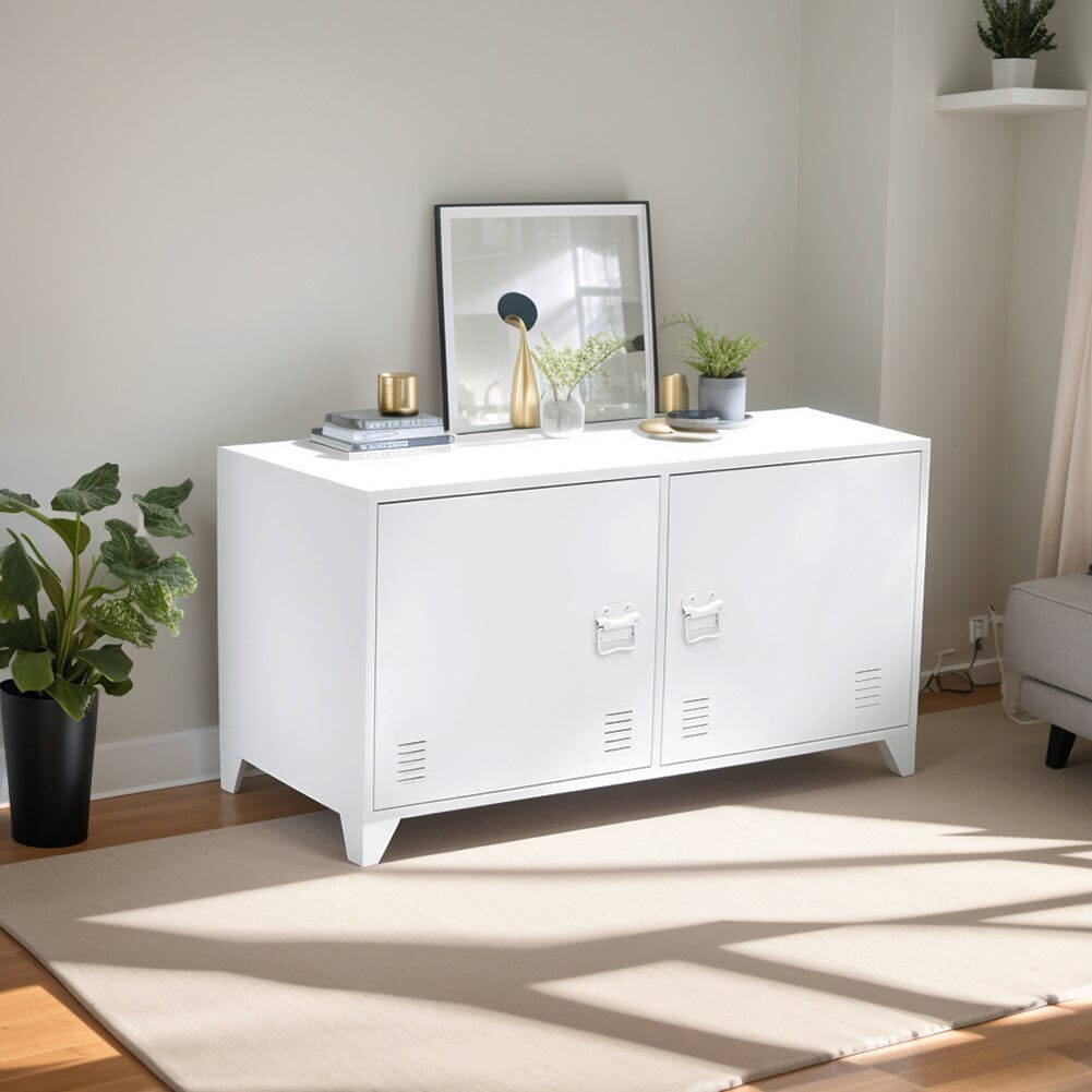 Metal File Cabinet with Shelves for Home and Office