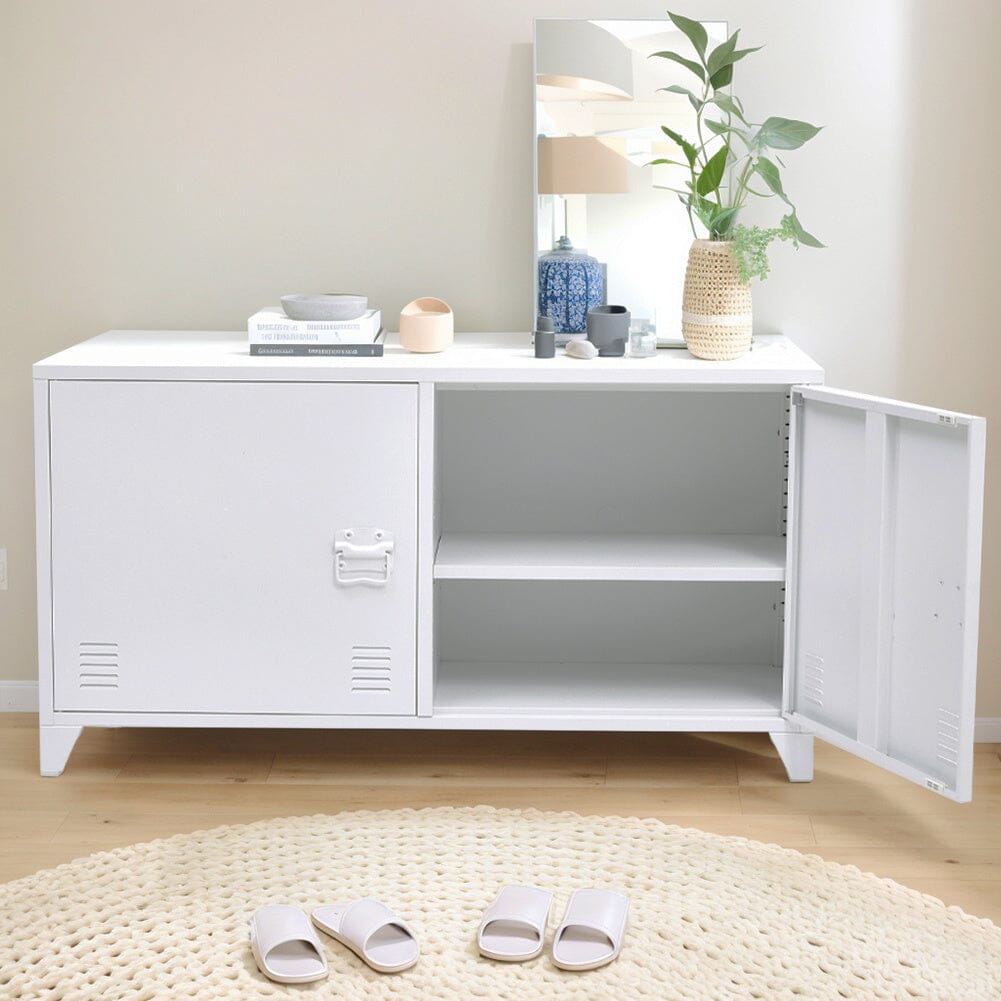 Metal File Cabinet with Shelves for Home and Office