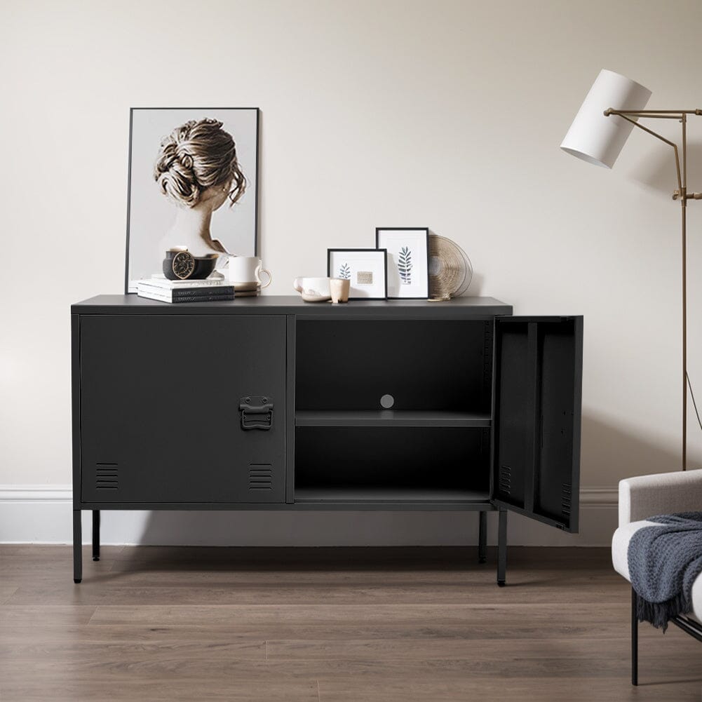 Metal File Cabinet with Shelves for Home and Office
