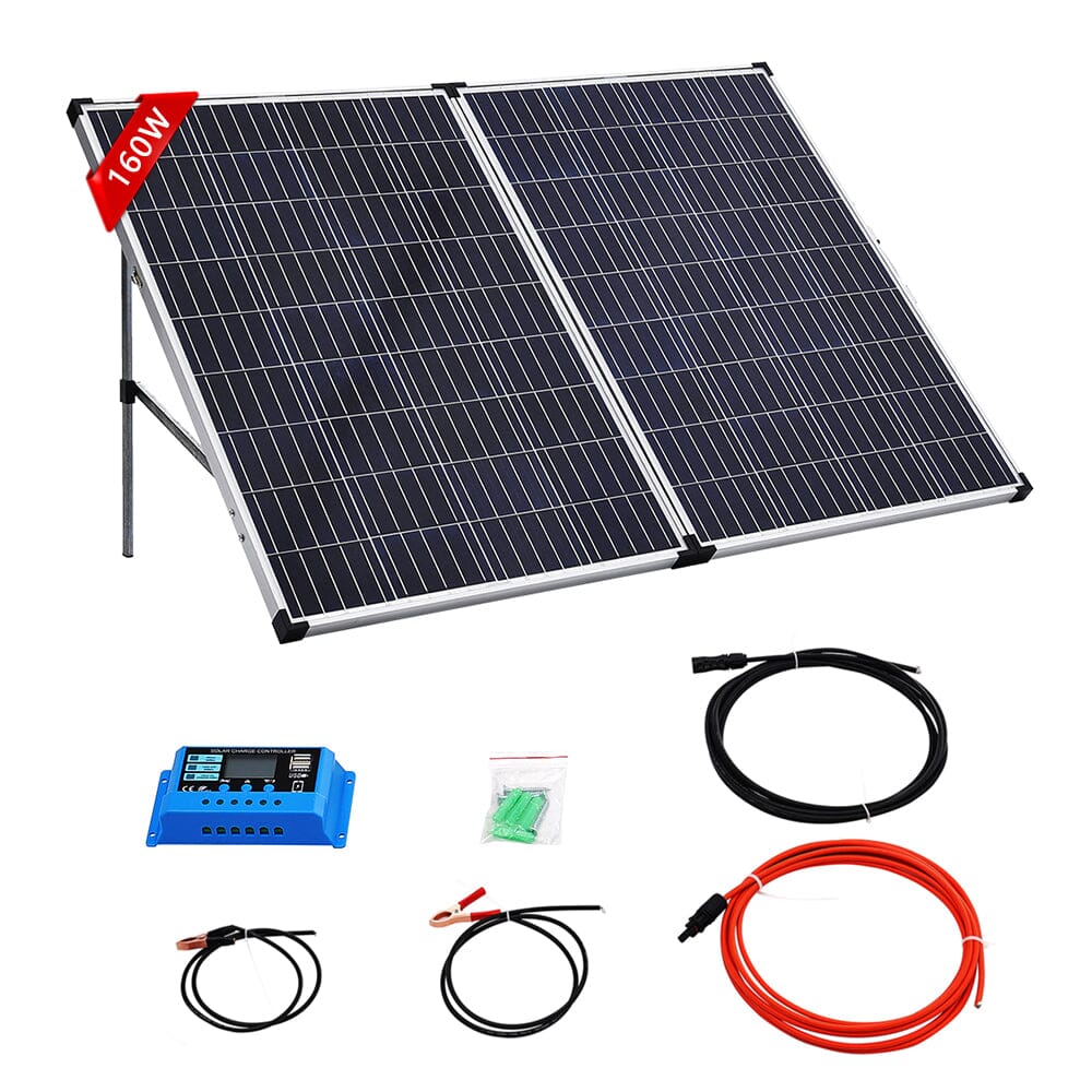 Output 100W to 200W Portable Folding Solar Panel Kit