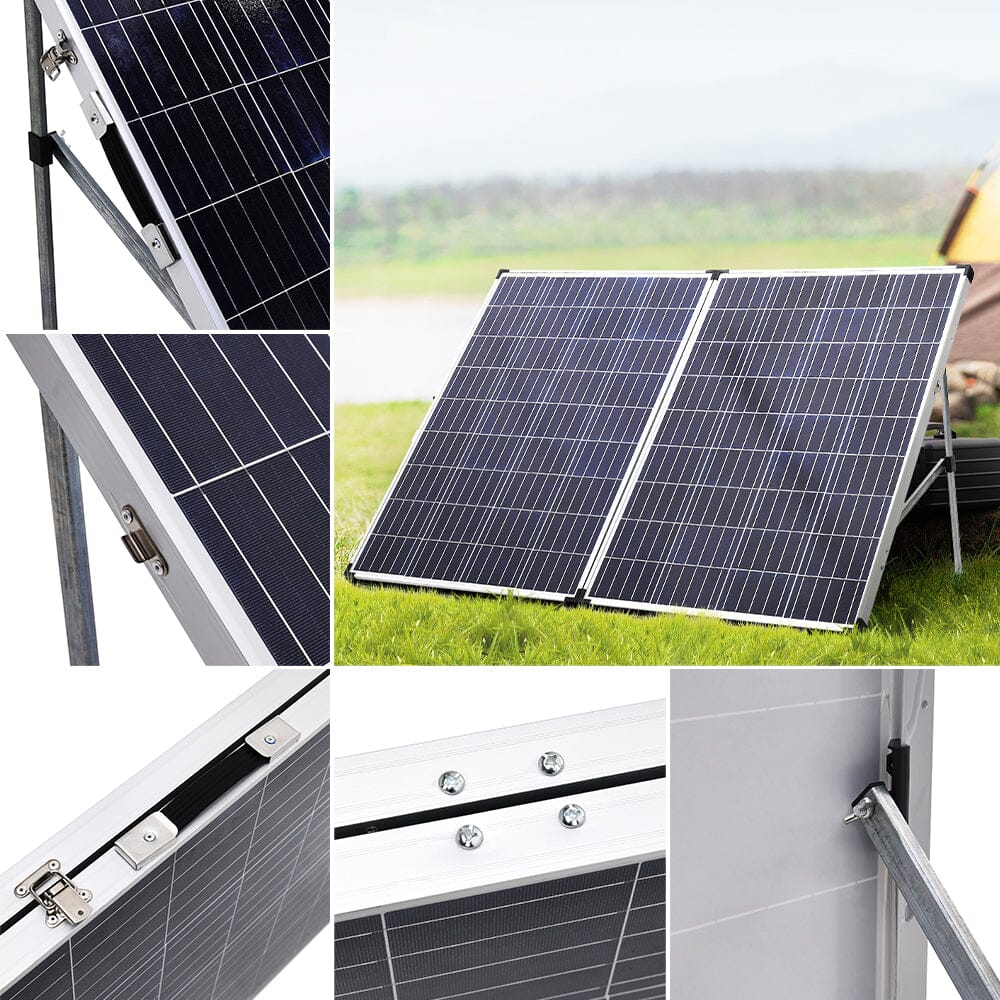 Output 100W to 200W Portable Folding Solar Panel Kit