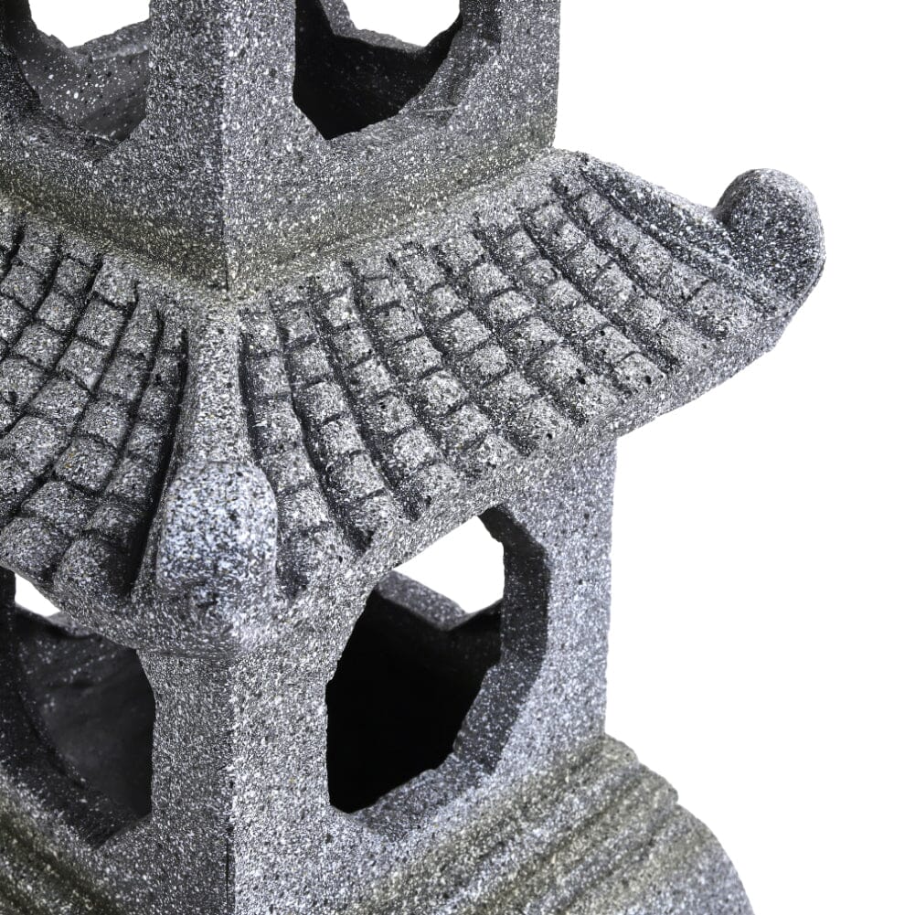 Pagoda Solar Garden Fountain with LED Lights