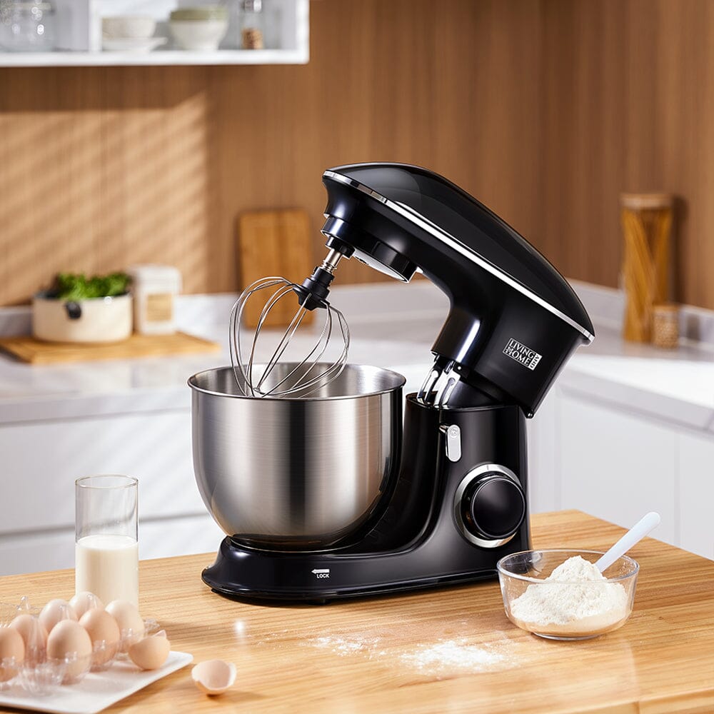 7-Quart Black Household Stand Mixer