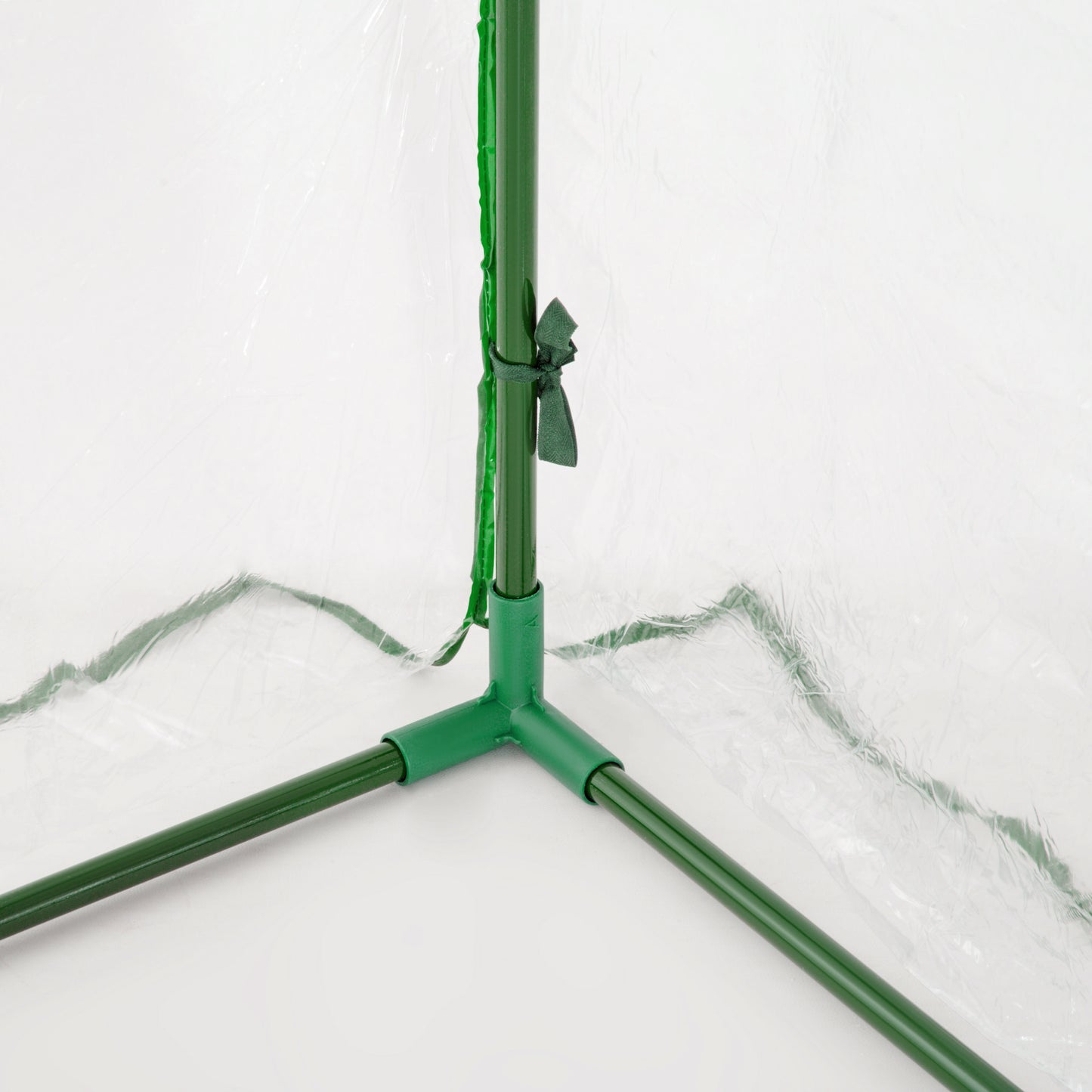 Outsunny Tunnel Green Grow House do ogrodu na zewnątrz, stalowa rama, osłona z PVC, przezroczysta, 200 x 100 x 80 cm