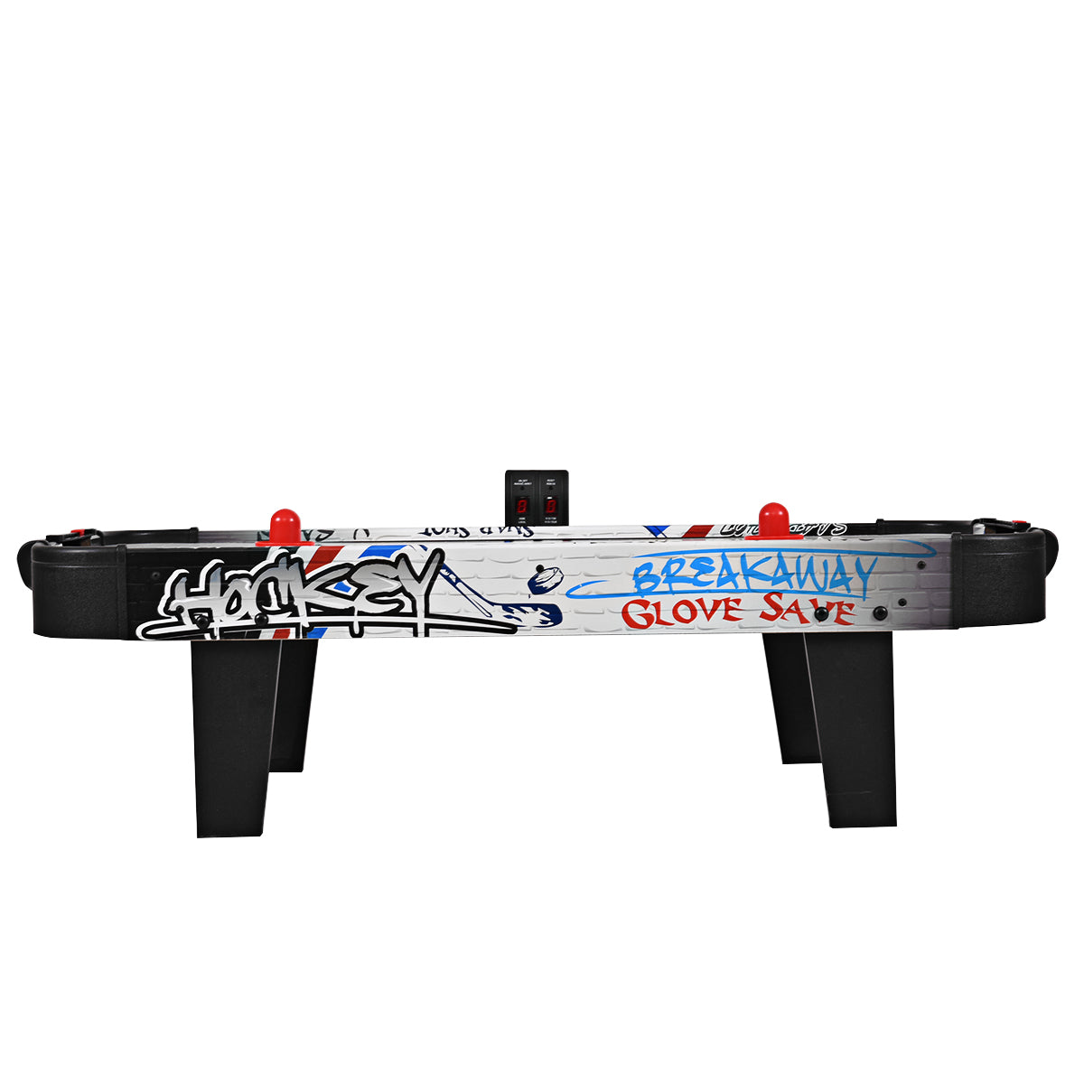 Air Powered Hockey Table with Pucks Pushers and LED Scoreboard