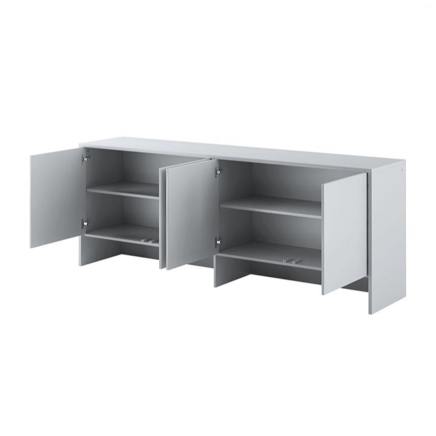 BC-05 Łóżko ścienne poziome Concept 120 cm z szafką do przechowywania